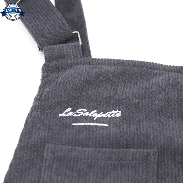 Salopette Velours Grise