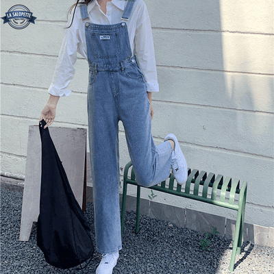 Robe Salopette Taille Haute