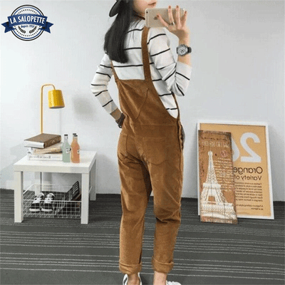 Salopette Vintage Velour Peluche