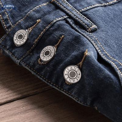 Poches Italiennes Salopette Bleu Homme