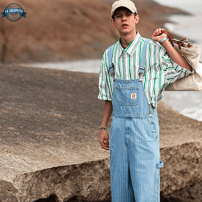 Salopette à Rayures
