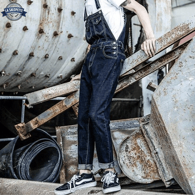 Salopette de Travail Bavette Poche à Rabat