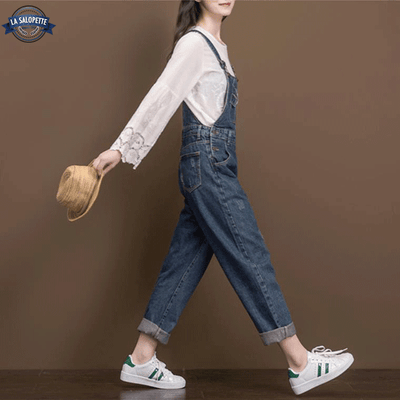 Salopette Mode Bleu Foncé