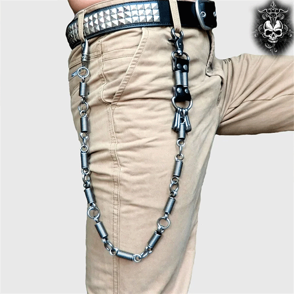 Cadena para pantalones motociclista