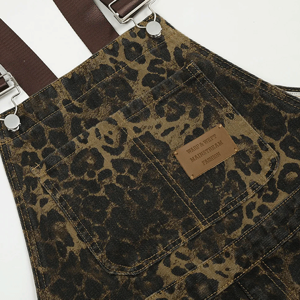 Peto Vintage Estampado de Leopardo