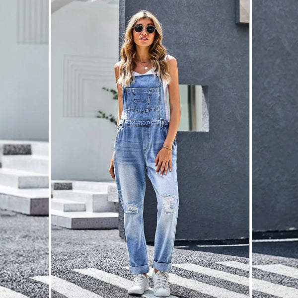 Pantalones de Peto Ajuste Regular