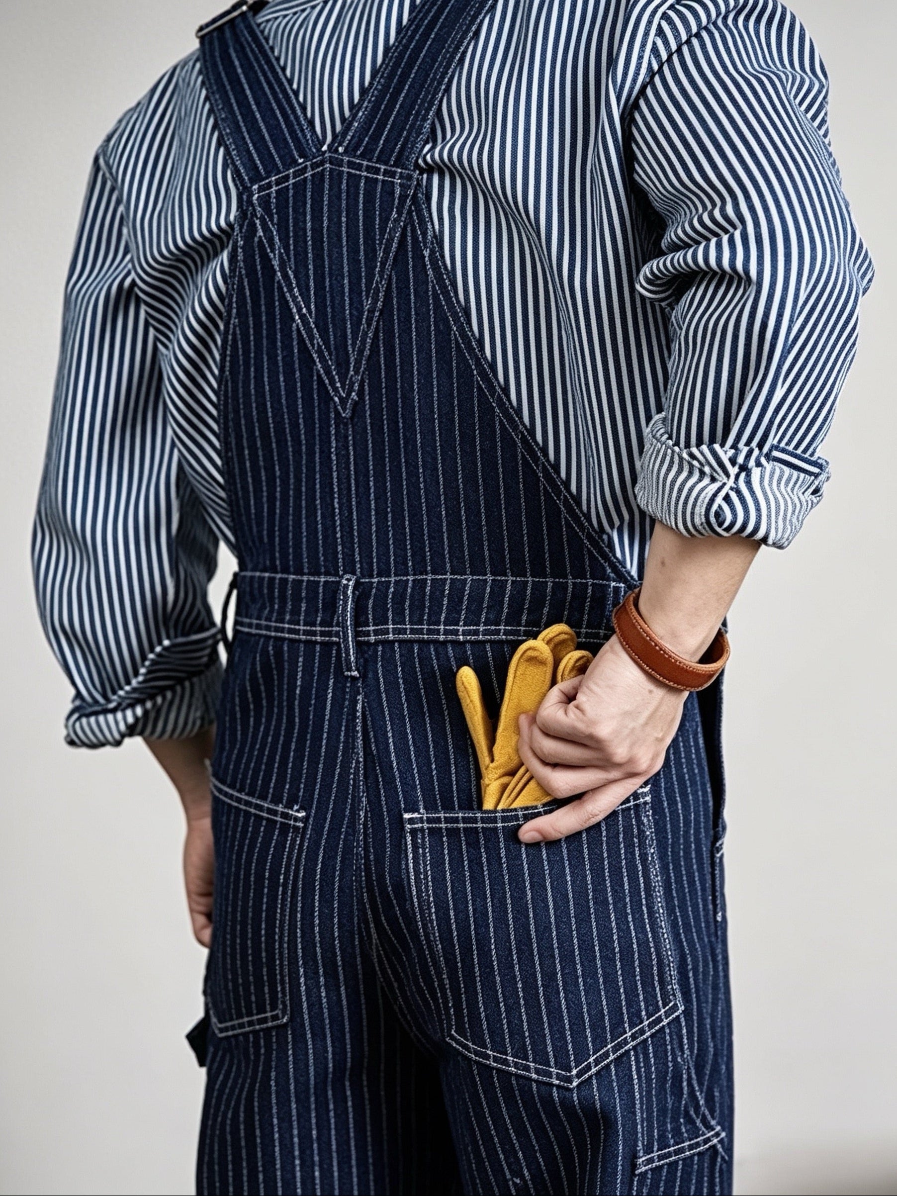 Salopette Denim Rayures