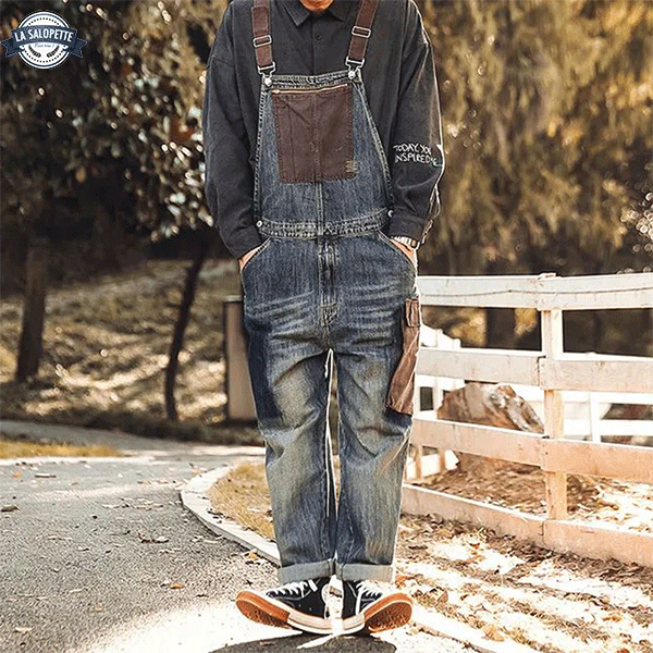 Peto anchos Estilo pescador retro