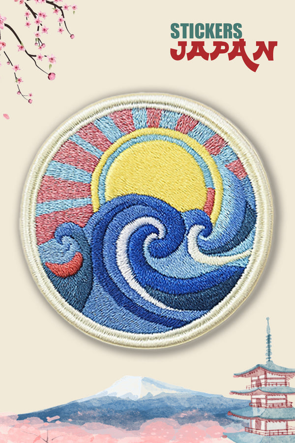 Parche Termoadhesivo Hokusai Pop