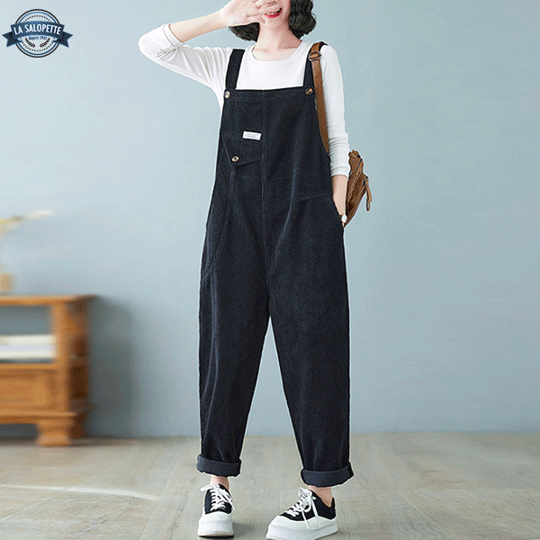 Peto Vintage Terciopelo Negro