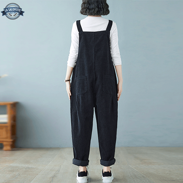 Peto Vintage Terciopelo Negro