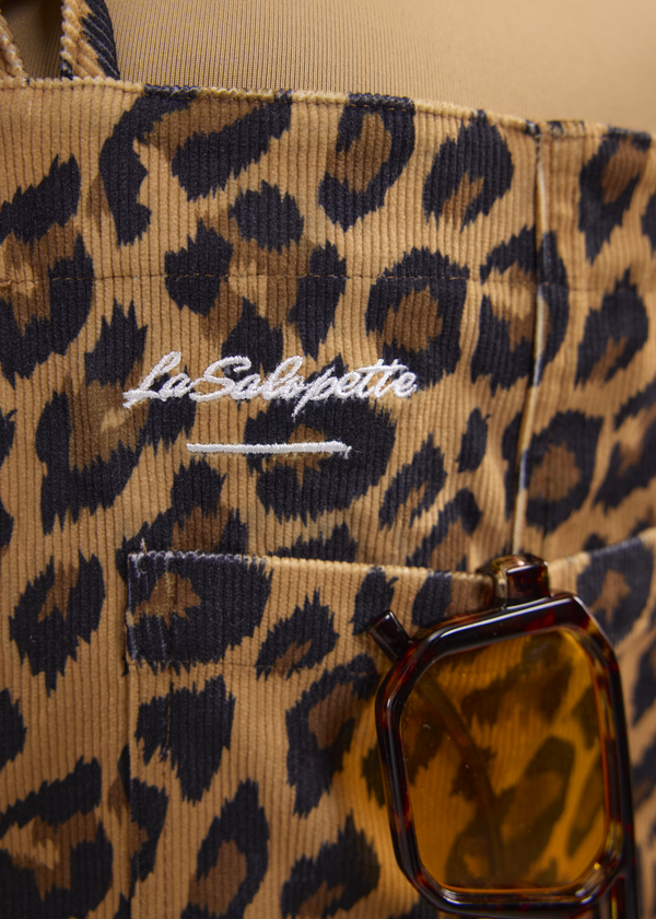 Peto de Algodón Leopardo Mujer