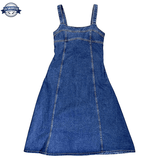 Robe Salopette Bleue Indigo