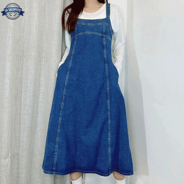 Vestido de Peto Azul índigo