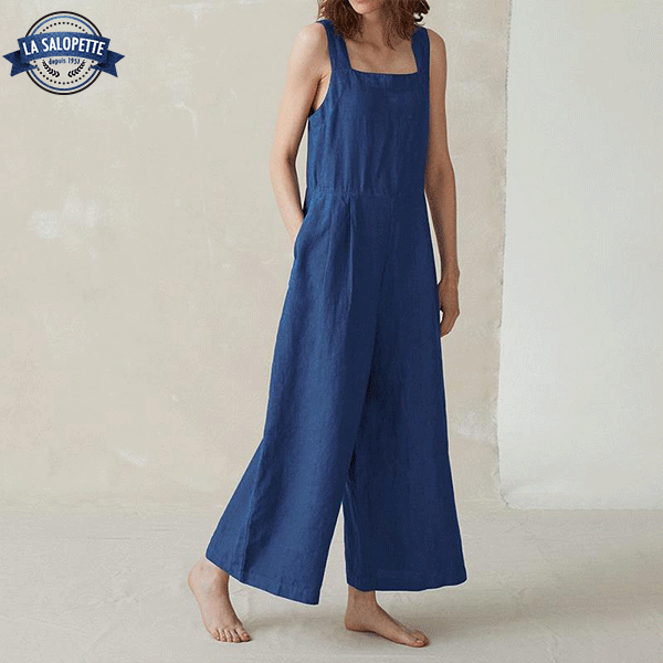Vestido de Peto Fluido Azul