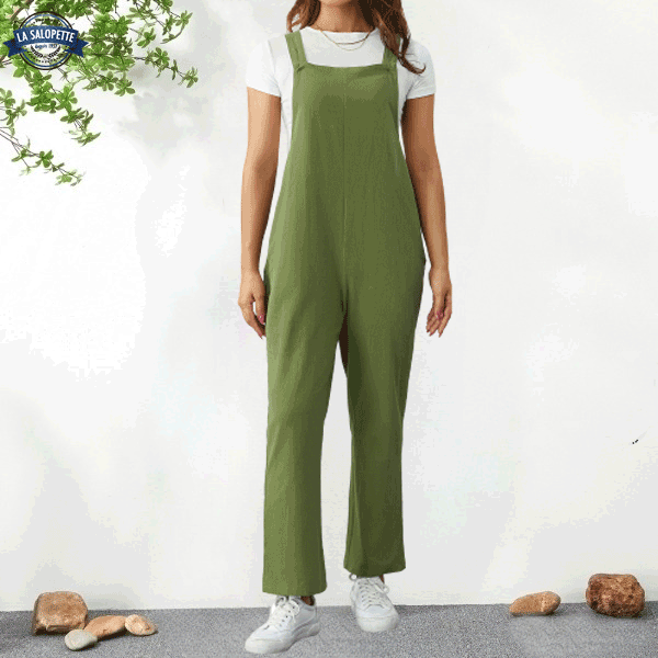 Vestido de Peto Verde Oliva