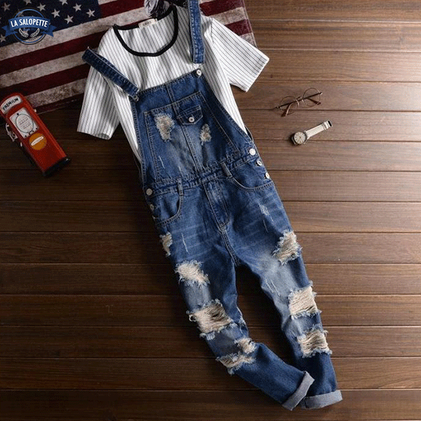 Peto de Vaquero Vintage 90s Azul