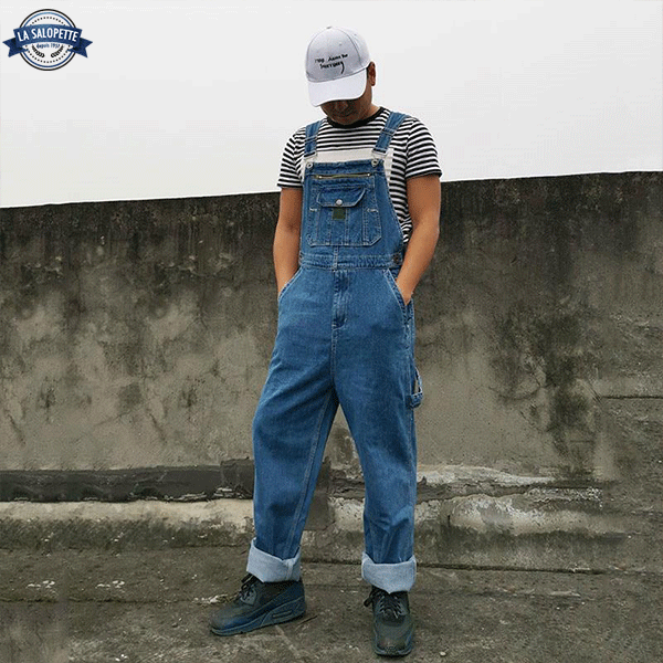 Peto de Trabajo Construcción azul