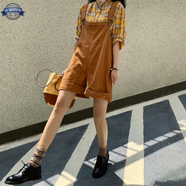 Peto Corto Mujer Stretch Camel