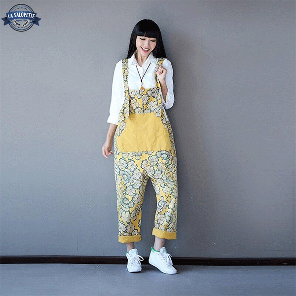Peto Vintage Mujer de Estilo Japonés