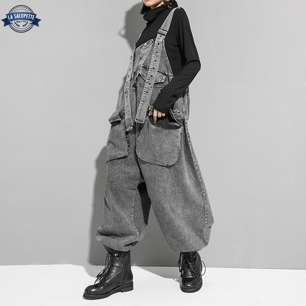 Peto de Vaquero Mujer Gris Toshima