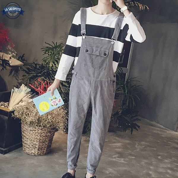 Peto de Trabajo Hombre Gris
