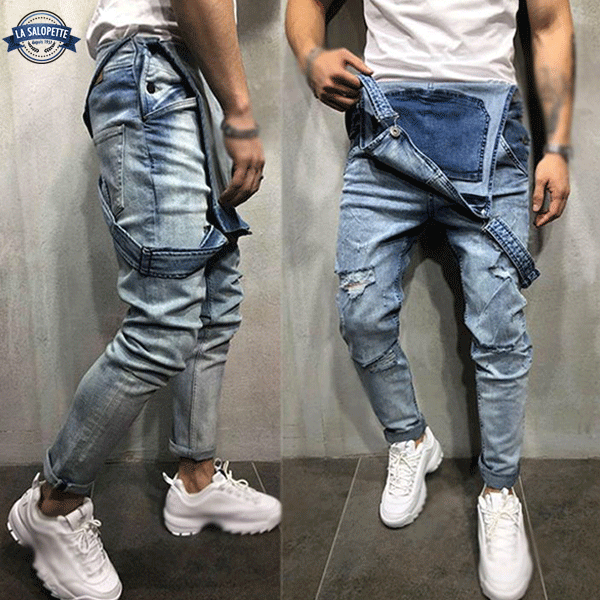 Peto Vaquero Azul Hombre Grizzy