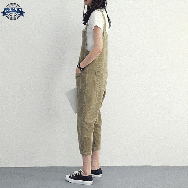 Peto Vintage Terciopelo Caqui