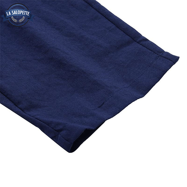 Peto vintage Mujer Hippie Azul Marino