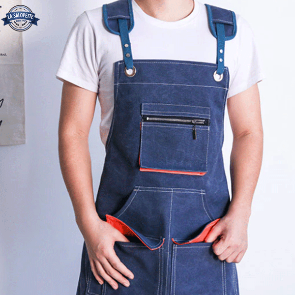 Delantal de Cocina Azul