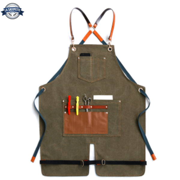 Delantal Camarero Verde Oliva